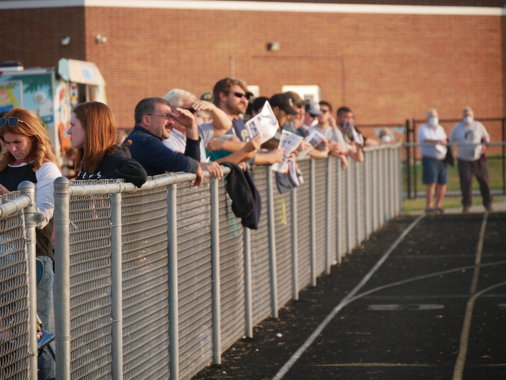 Fans Along Fence 1